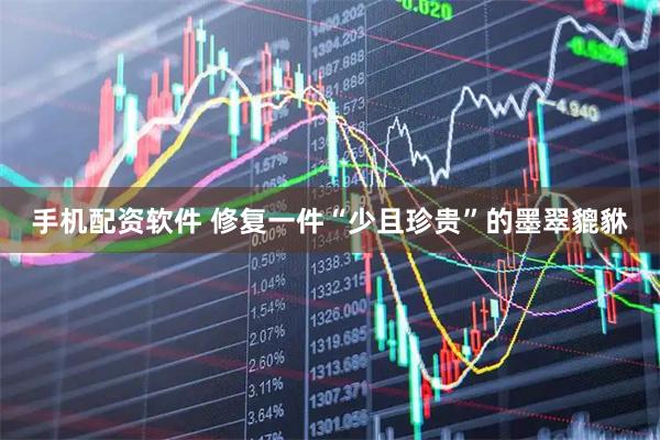 手机配资软件 修复一件“少且珍贵”的墨翠貔貅